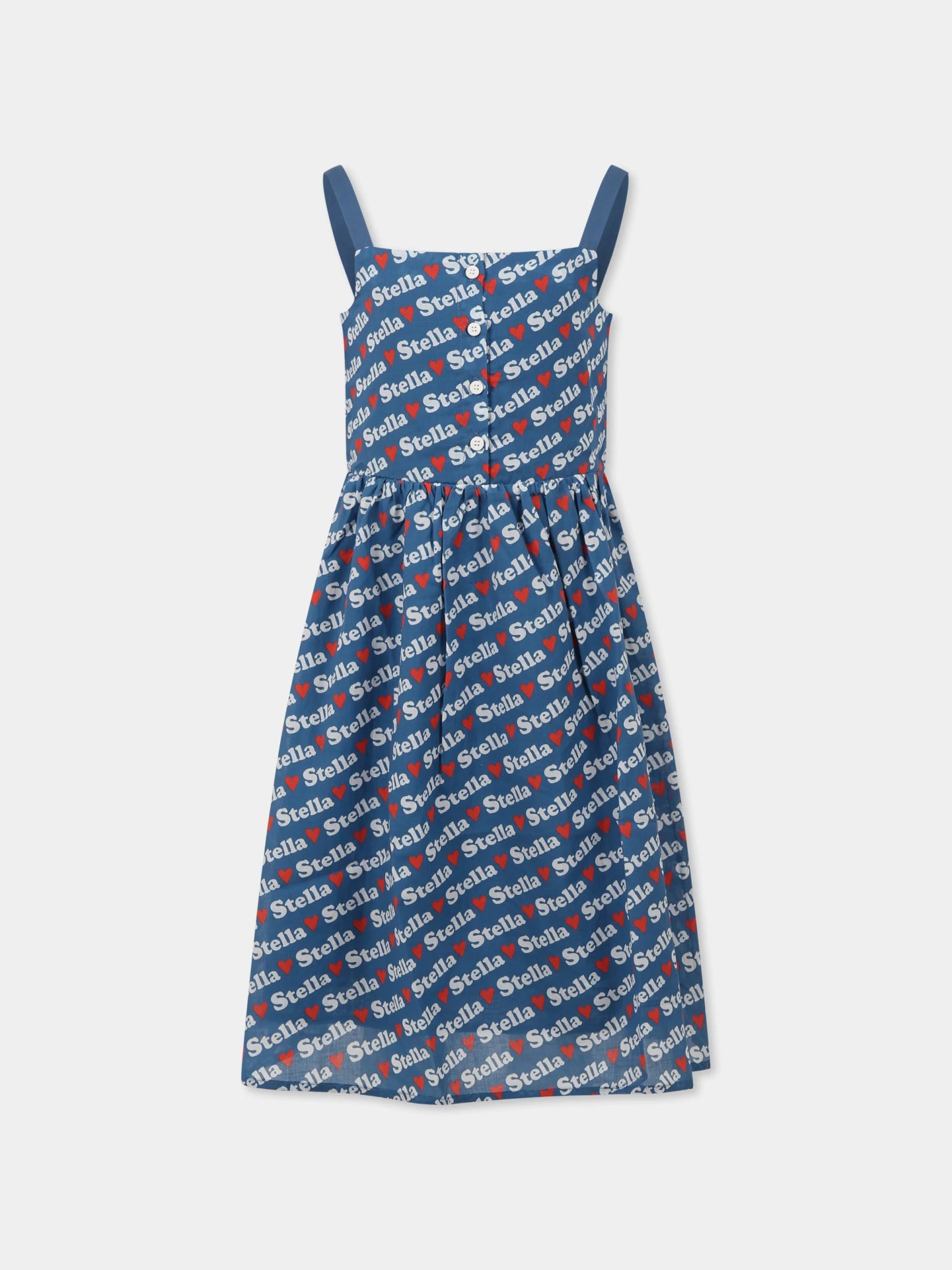 ABITO BLU LOGATO BIANCO STELLA MCCARTNEY - Angel Luxury