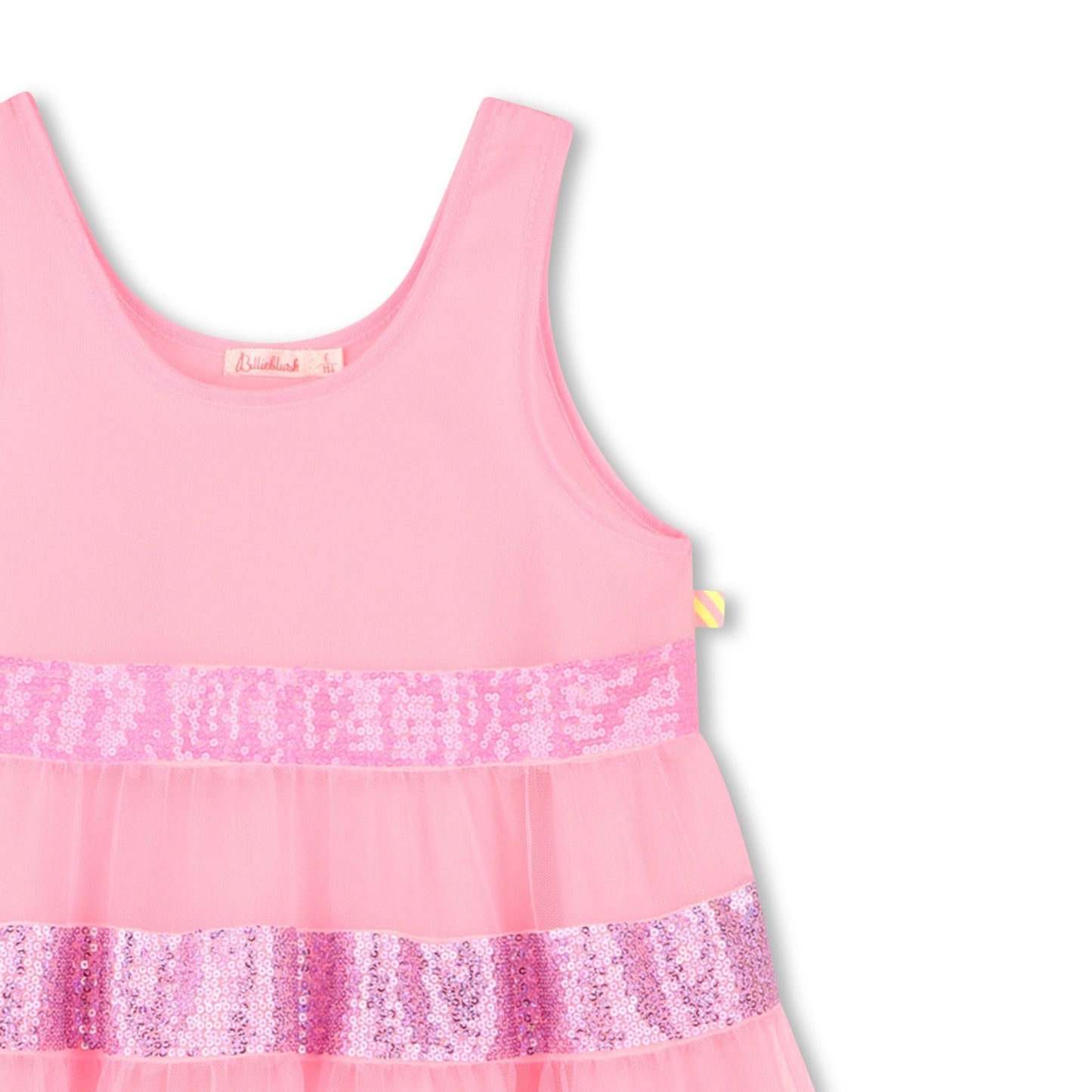 ABITO IN TULLE E PAILLETTES ROSA BILLIEBLUSH - Angel Luxury