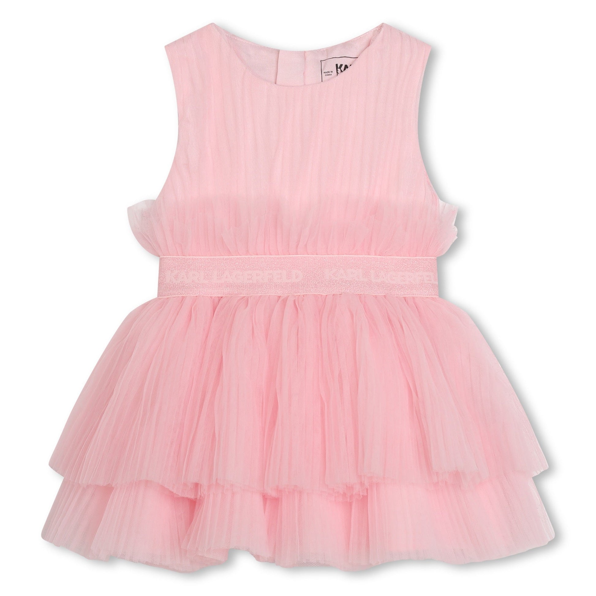 ABITO PLISSETTATO ROSA KARL LAGERFELD - Angel Luxury