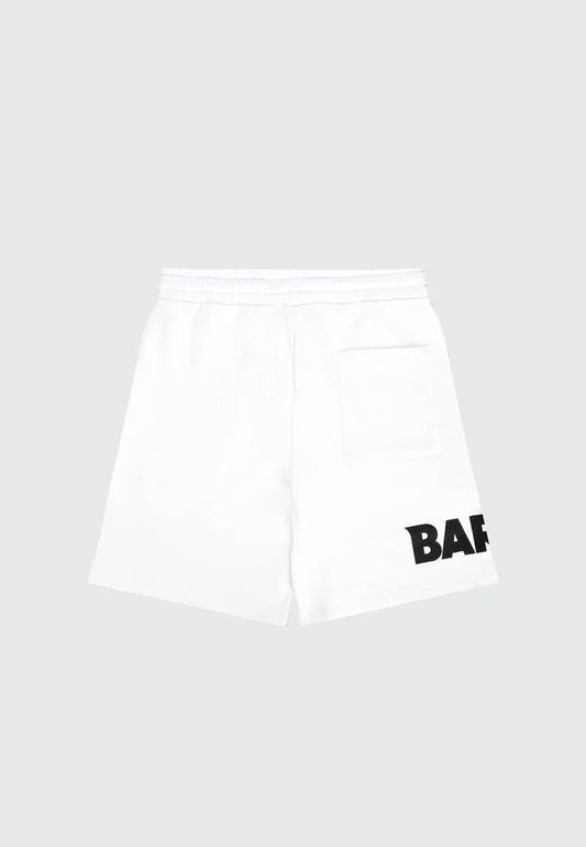 BERMUDA BIANCO CON LOGO BARROW NERO - Angel Luxury