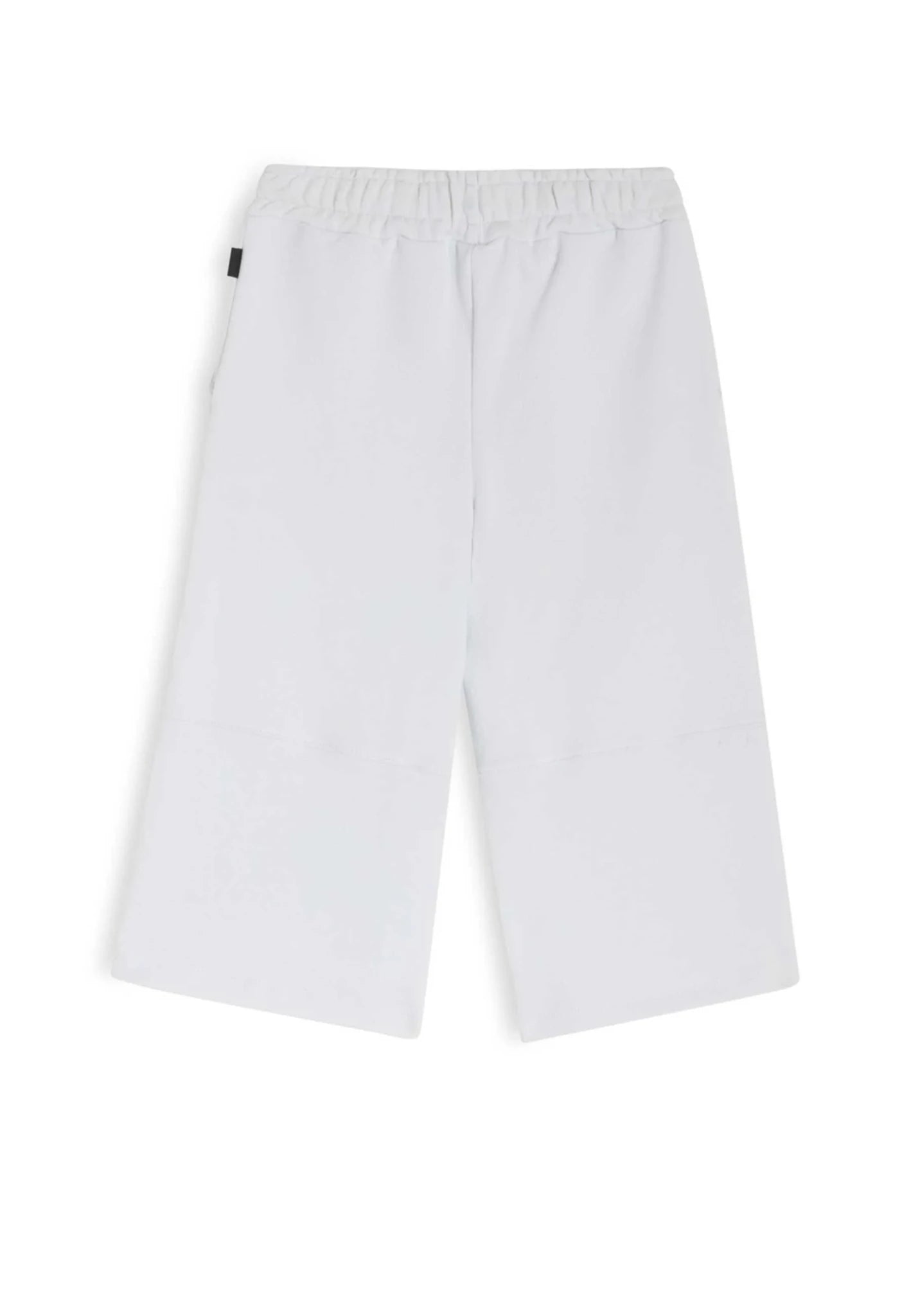 BERMUDA BIANCO CON LOGO BIANCO GCDS - Angel Luxury