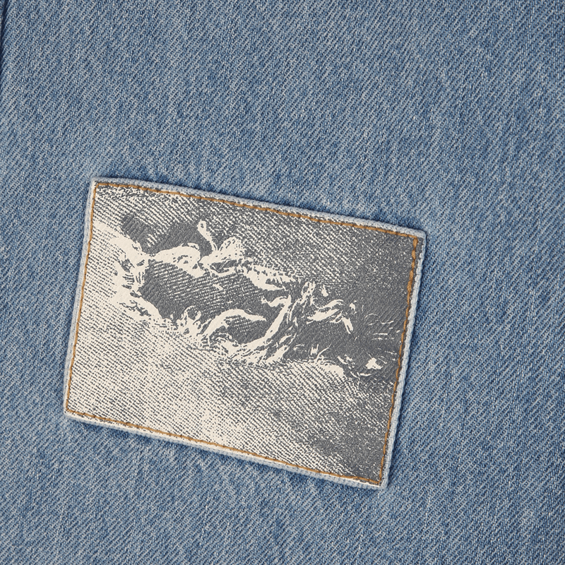 BERMUDA IN DENIM CON TOPPA SUL DAVANTI MARC JACOBS - Angel Luxury
