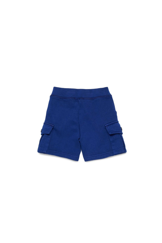 BERMUDA IN FELPA CARGO BLU DSQUARED2 - Angel Luxury