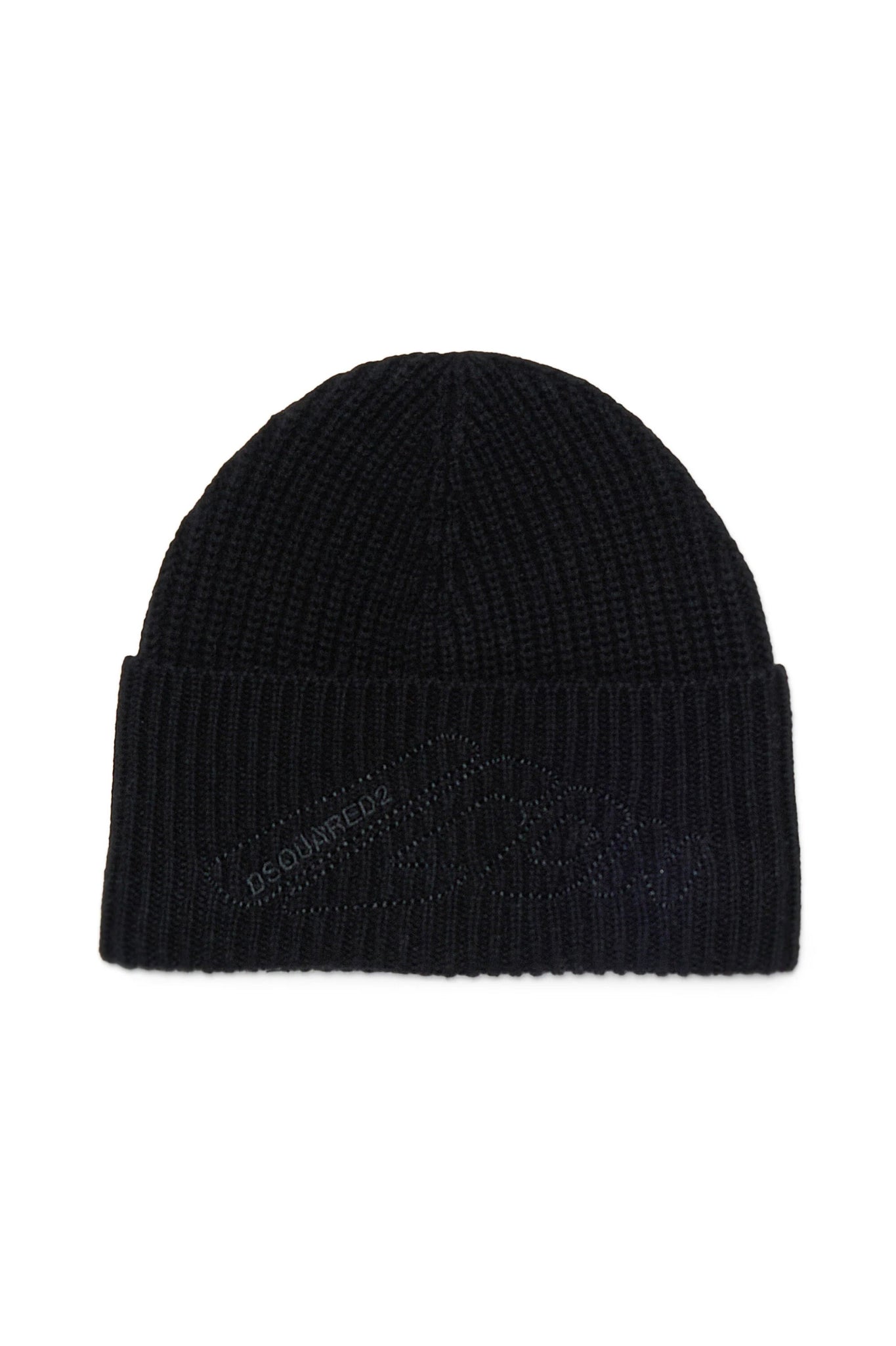 BERRETTO NERO CON LOGO ICON DSQUARED2 - Angel Luxury