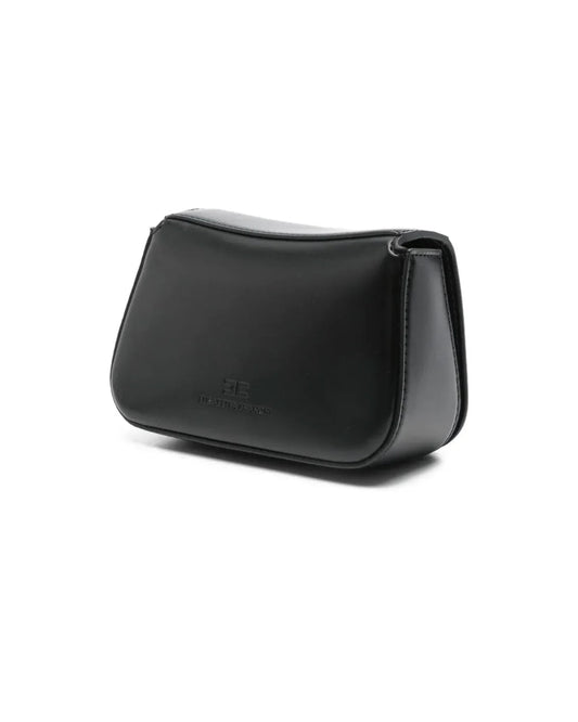 BORSA A TRACOLLA NERA IN ECOPELLE ELISABETTA FRANCHI - Angel Luxury