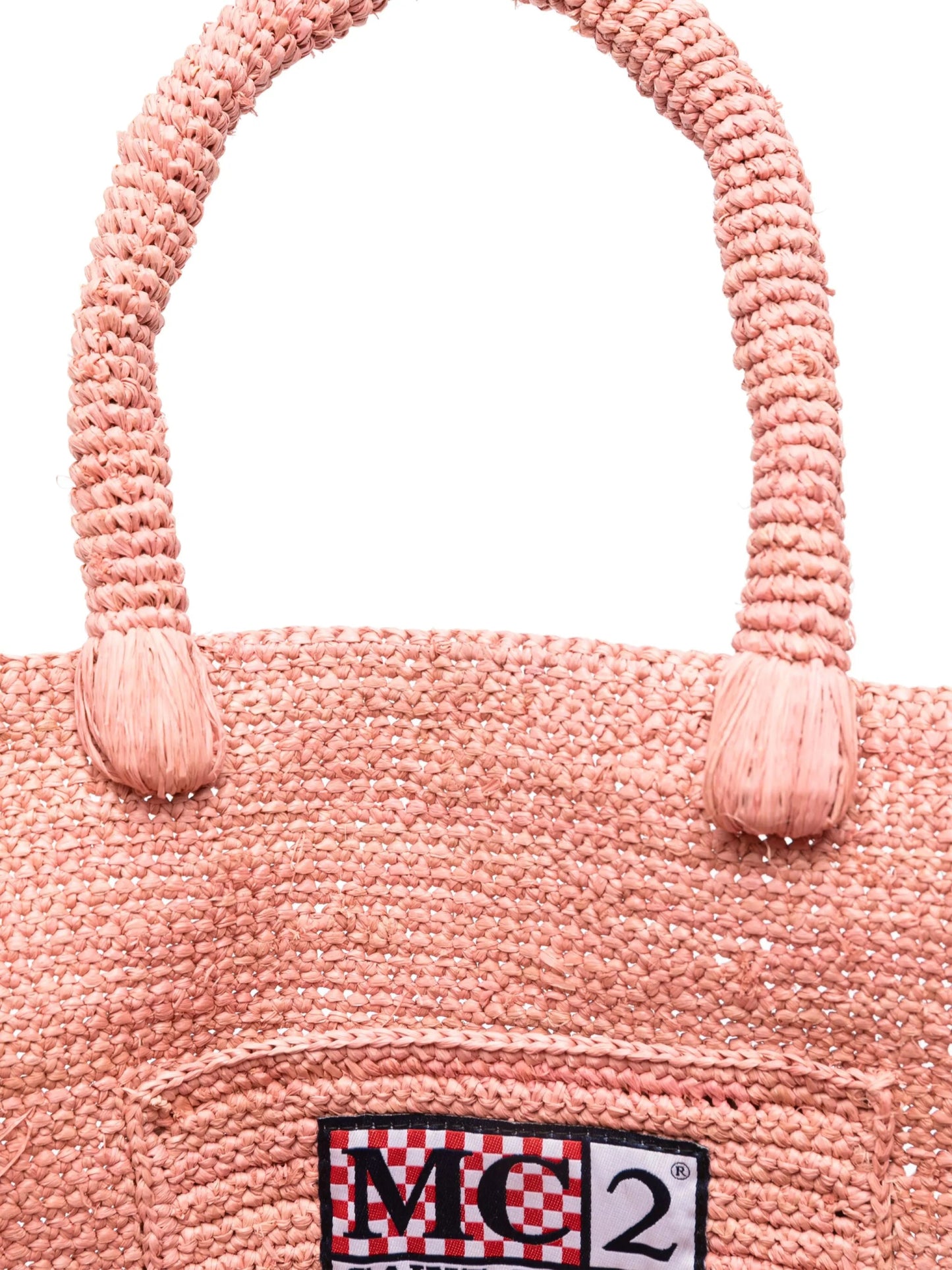 BORSA IN PAGLIA ROSA MC2 SAINT BARTH - Angel Luxury