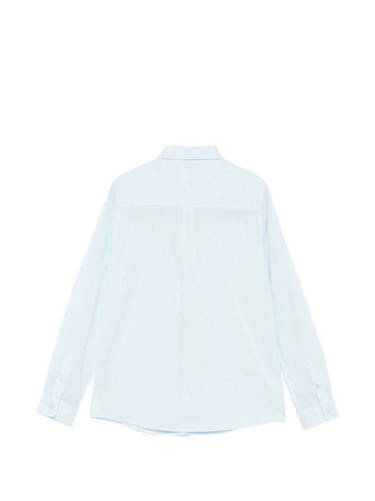 CAMICIA AZZURRA E CON LOGO MC2 SAINT BARTH - Angel Luxury