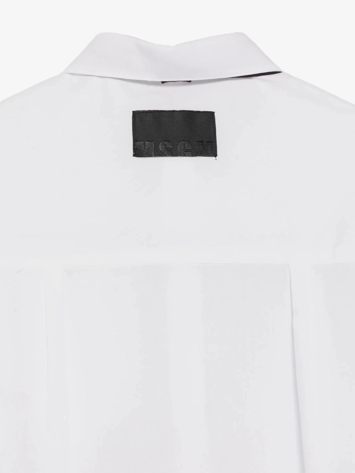 CAMICIA BIANCA CON CRAVATTA A RIGHE MSGM - Angel Luxury