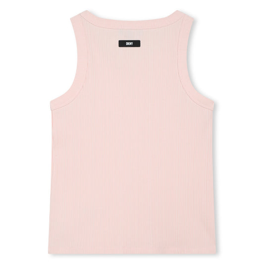 CANOTTA ROSA CON LOGO DKNY - Angel Luxury