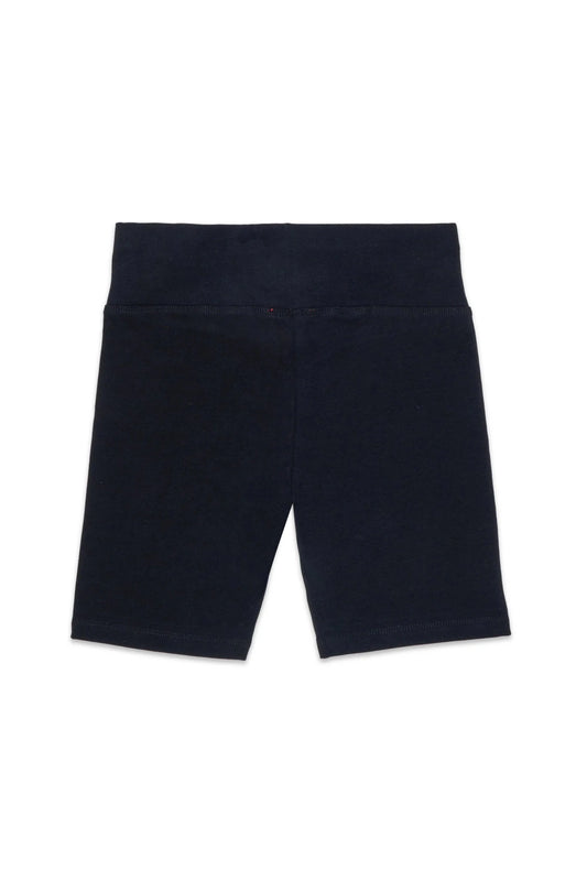 CICLISTA NERO CON LOGO DIESEL ROSSO - Angel Luxury