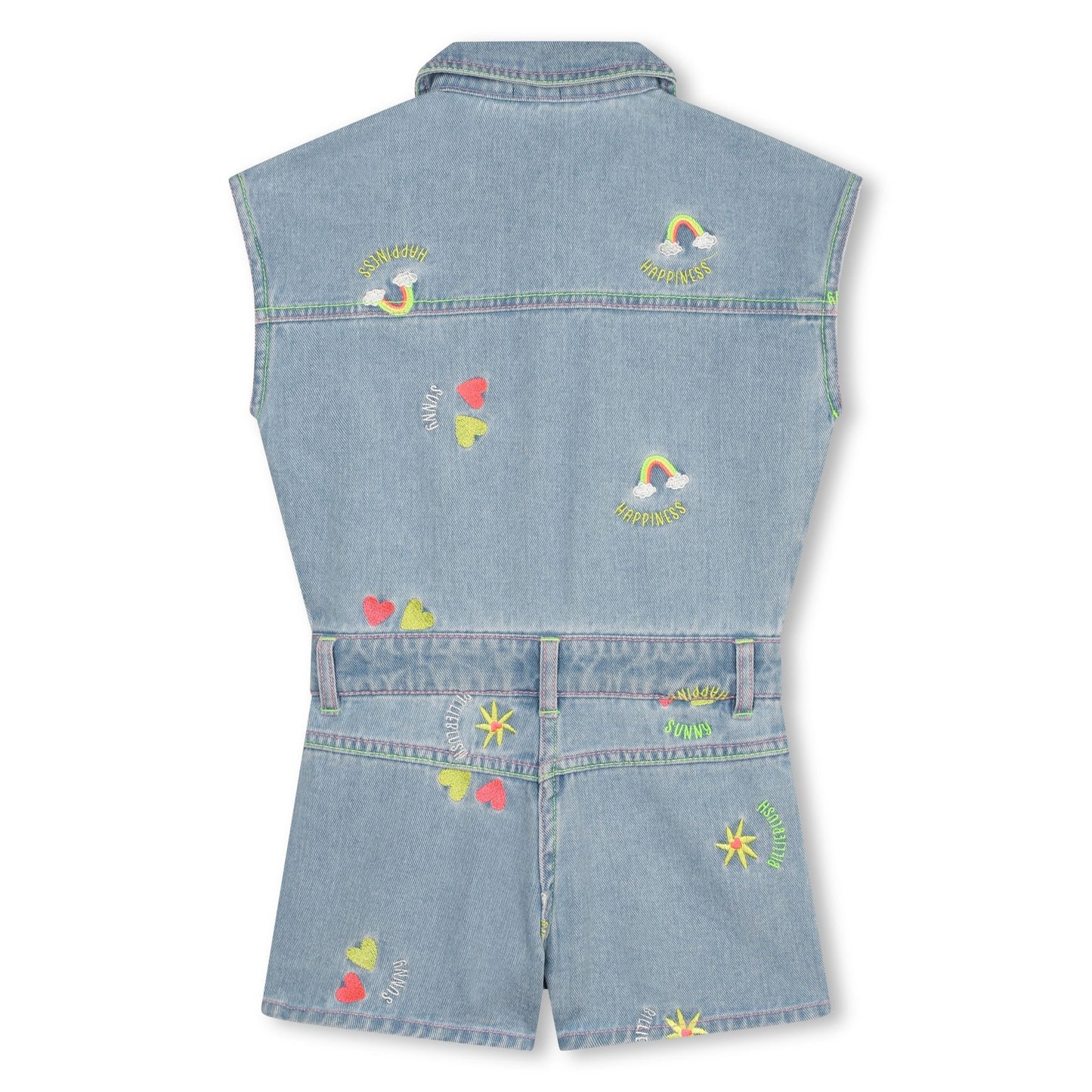 COMBISHORT IN DENIM BILLIEBLUSH - Angel Luxury