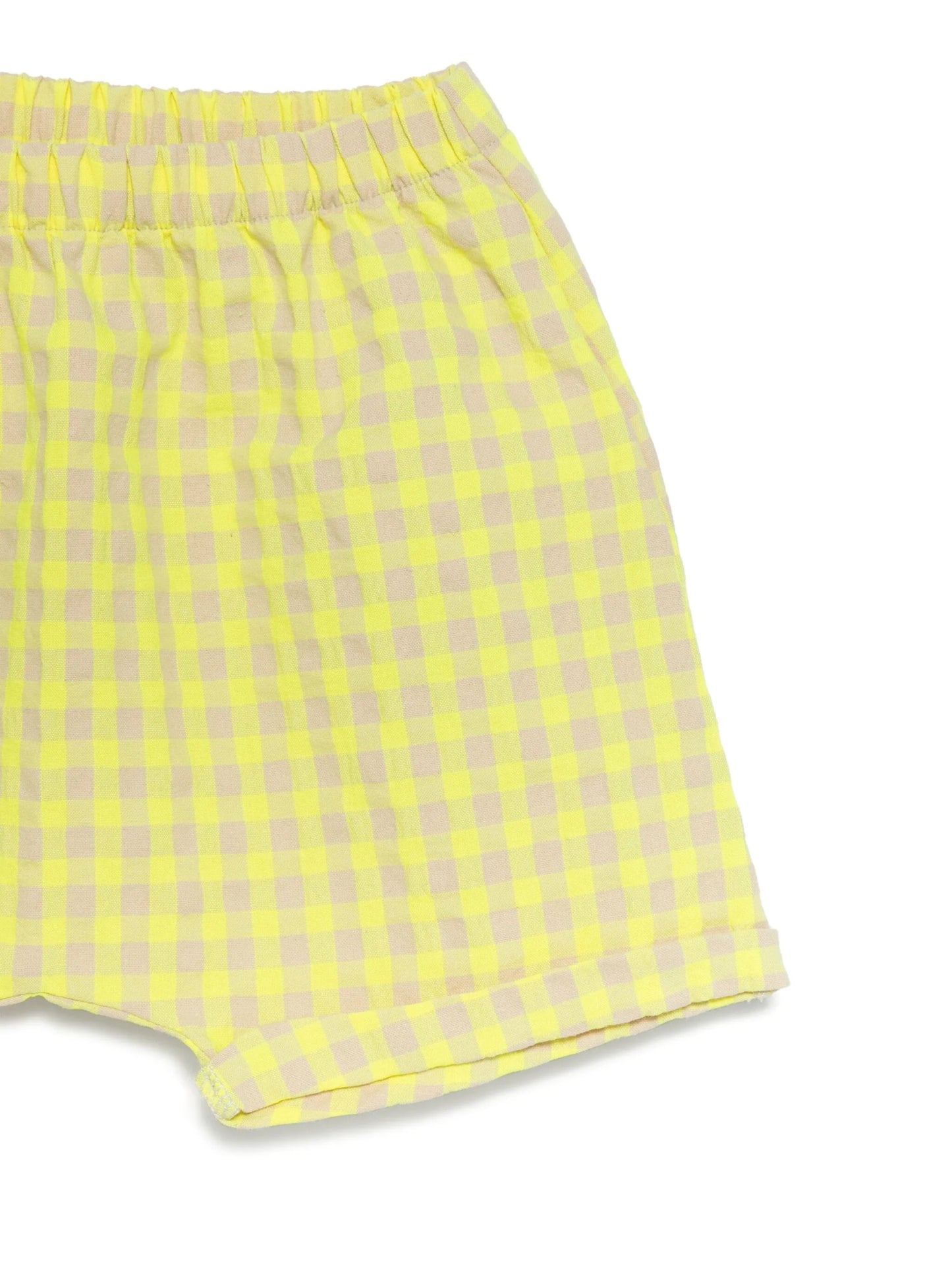 COMPLETO MAGLIA/SHORTS GIALLO/BEIGE TEDDY & MINOU - Angel Luxury