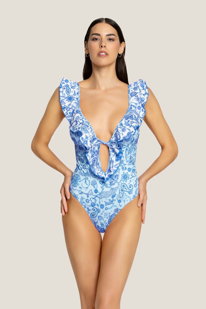 COSTUME INTERO CON ROUGE AZZURRO 4GIVENESS - Angel Luxury
