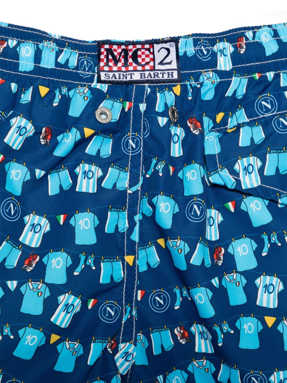 COSTUME MC2 SAINT BARTH CON STMAPA MAGLIETTE DEL NAPOLI - Angel Luxury