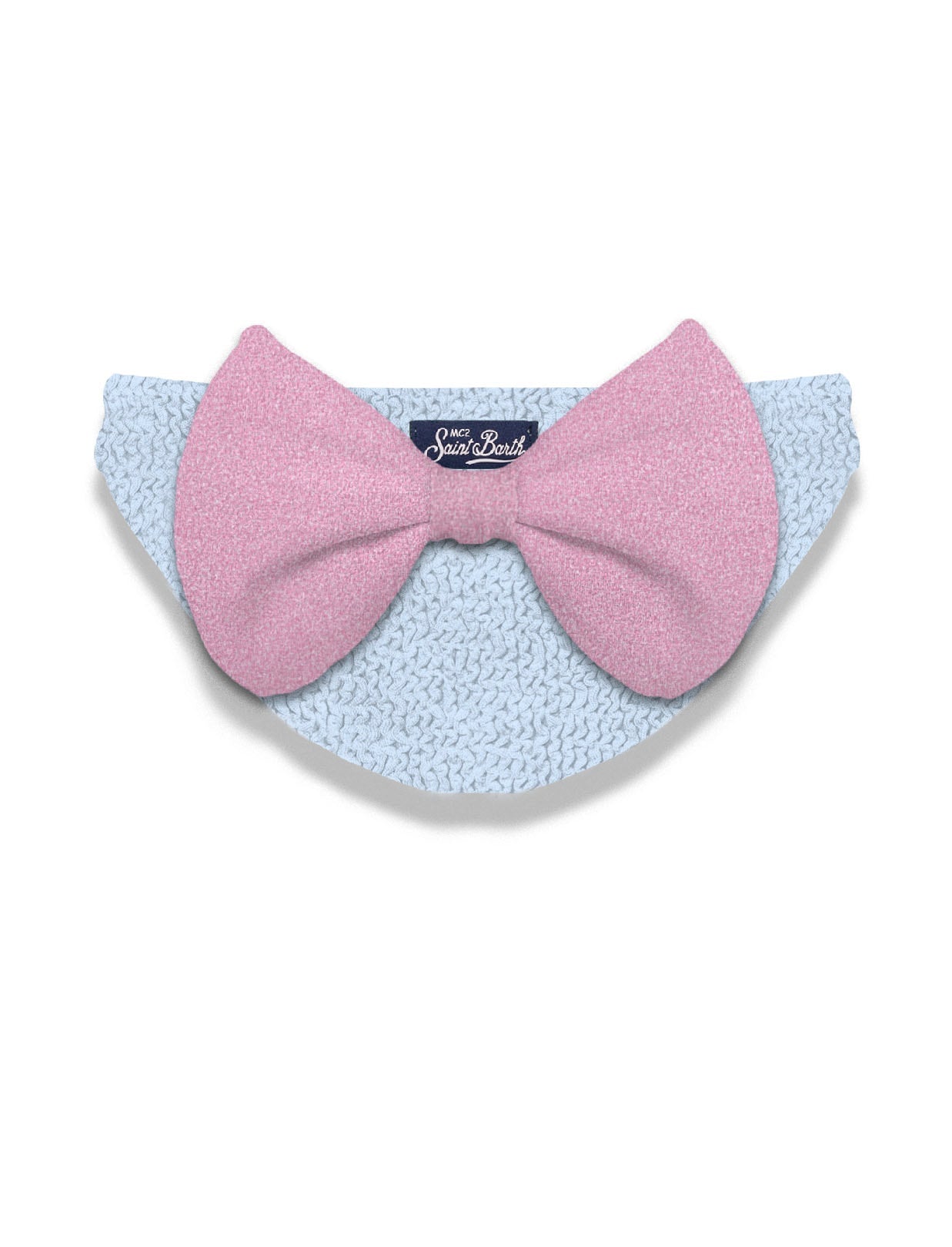 COSTUME MC2 SAINT BARTH LILLA CON FIOCCO ROSA SUL RETRO - Angel Luxury