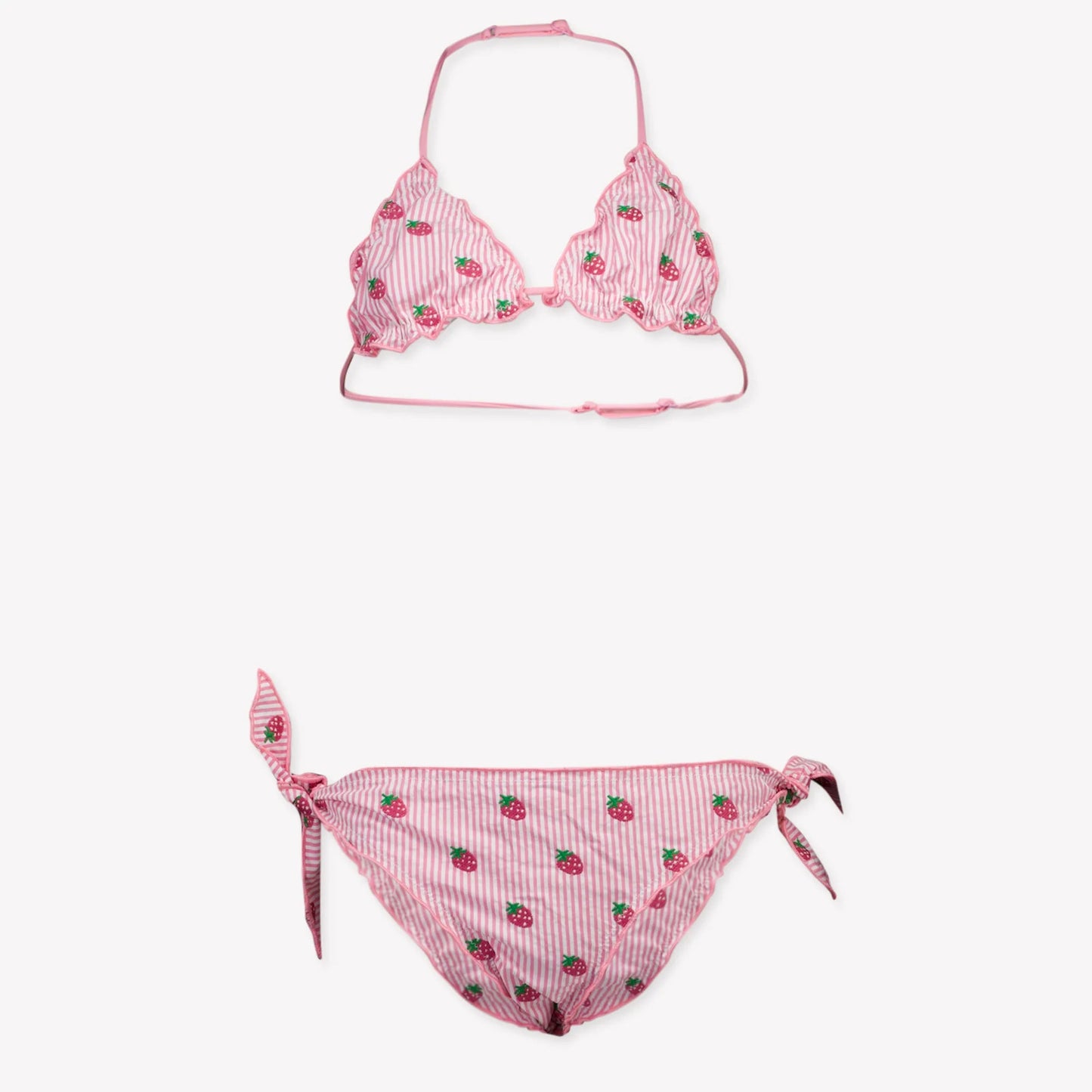 COSTUME TRIANGOLO A RIGHE CON FRAGOLE MC2 SAINT BARTH - Angel Luxury