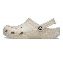 CROCS BEIGE CON STAMPA ANIMALIER GLITTERATA - Angel Luxury