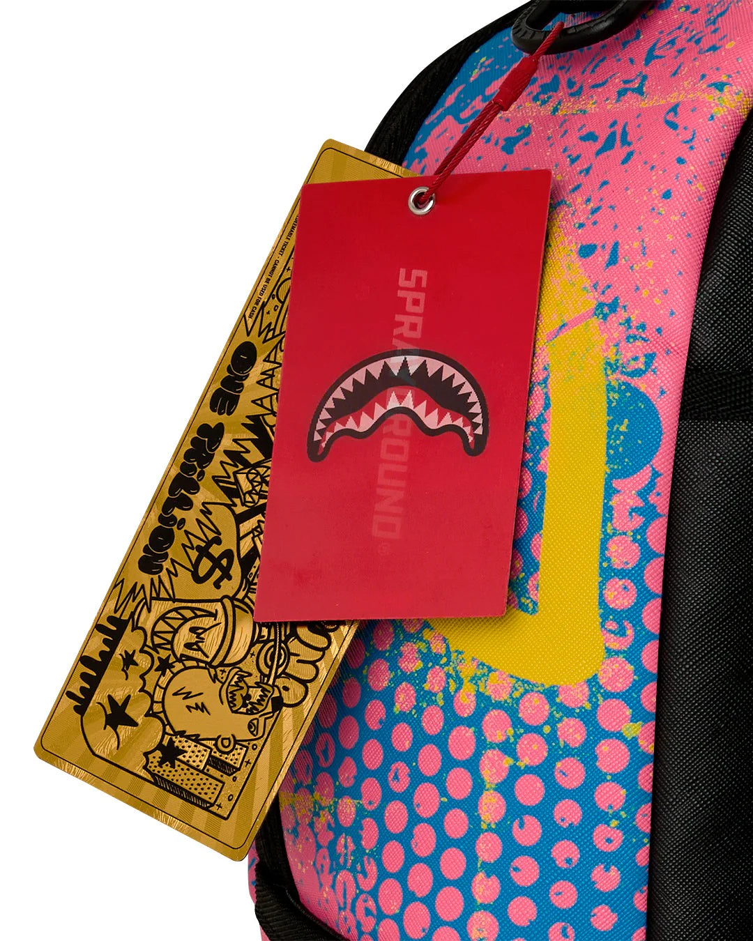 ZAINO CON BOMBOLETTE SPRAY PINK PANTHER SPRAYGROUND