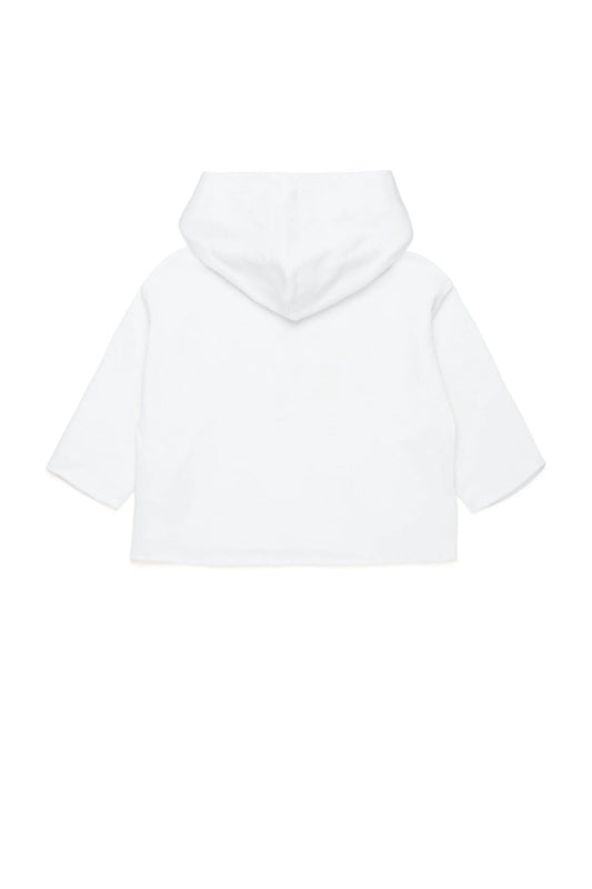 FELPA BIANCA CON CAPPUCCIO MAISON MARGIELA - Angel Luxury