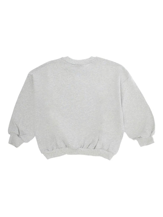 FELPA GRIGIA CON ORSO MINI RODINI - Angel Luxury