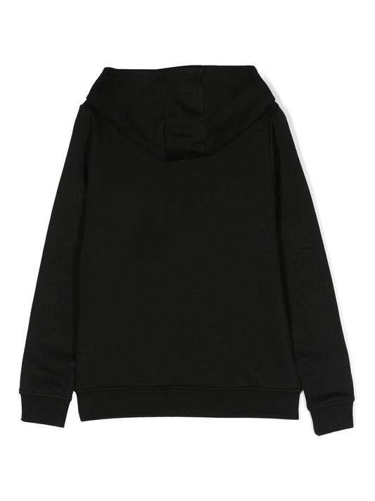FELPA NERA CON CAPPUCCIO HUGO BOSS - Angel Luxury