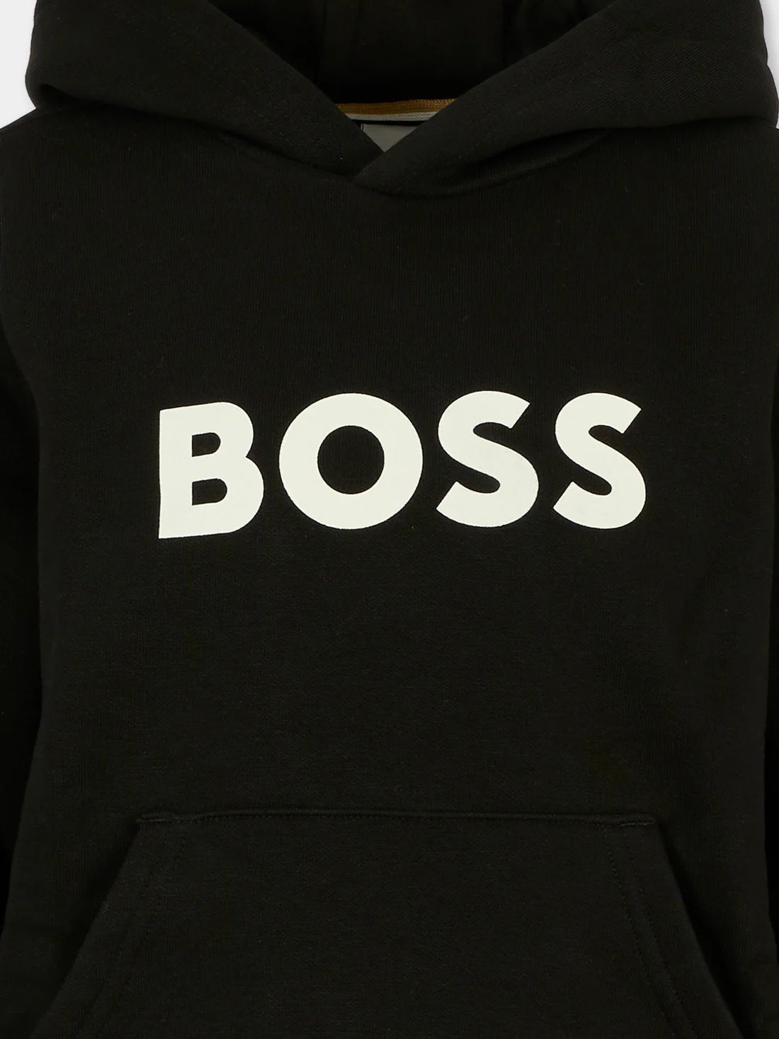 FELPA NERA CON LOGO HUGO BOSS - Angel Luxury