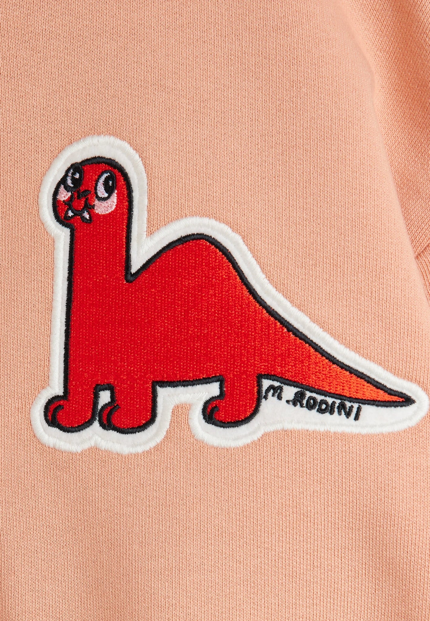 FELPA ROSA CON DINOSAURO ROSSO DI MINI RODINI - Angel Luxury
