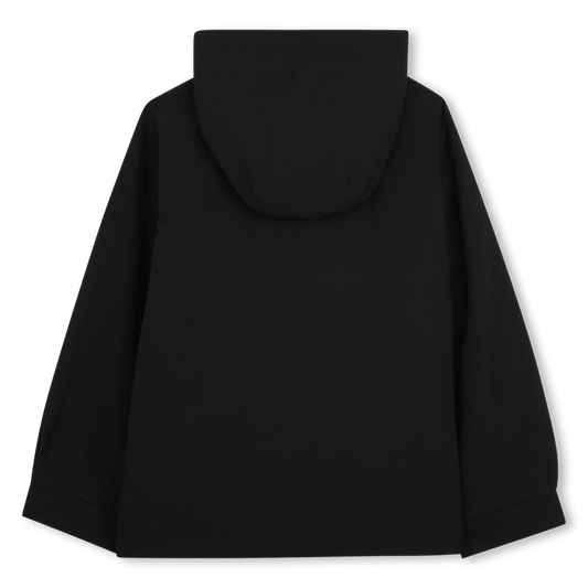 GIACCA ANTIVENTO NERA CON LOGO BIANCO MARC JACOBS - Angel Luxury