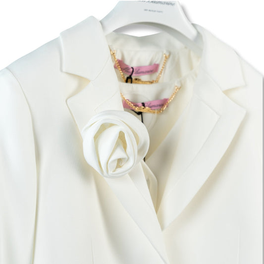 GIACCA BLAZER CON PLACCA LOGO MISS BLUMARINE - Angel Luxury