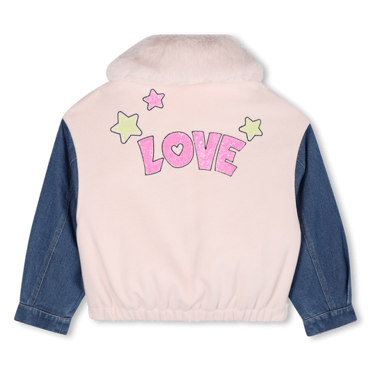 GIACCA IN LANA E MANICHE IN DENIM BILLIEBLUSH - Angel Luxury