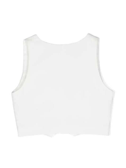 GILET CON SCOLLO A V MISS BLUMARINE - Angel Luxury
