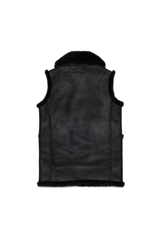 GILET MONTONE NERO MAISON MARGIELA - Angel Luxury
