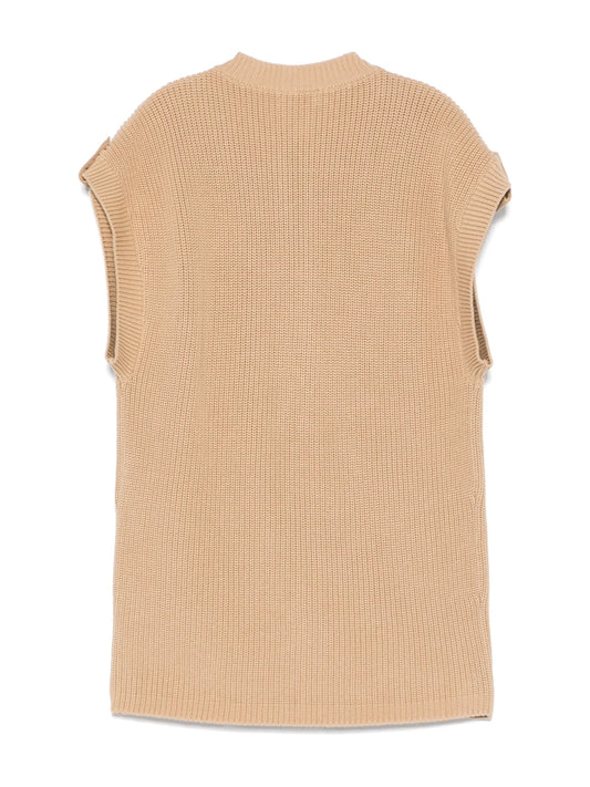 GILET SABBIA CON CIAPPE PINKO - Angel Luxury