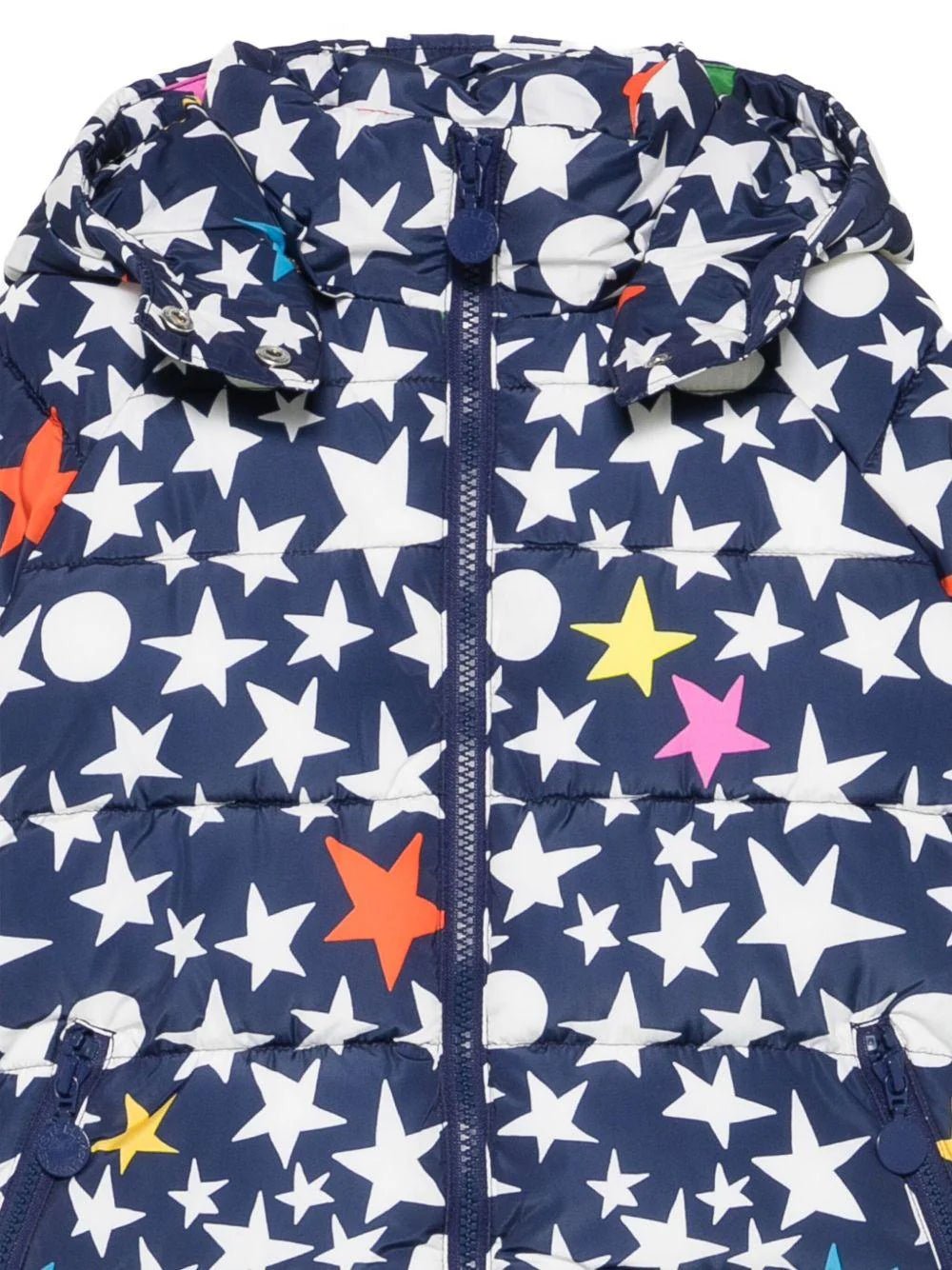 GIUBBINO BLU CON MOTIVO A STELLE DI STELLA MCCARTNEY - Angel Luxury