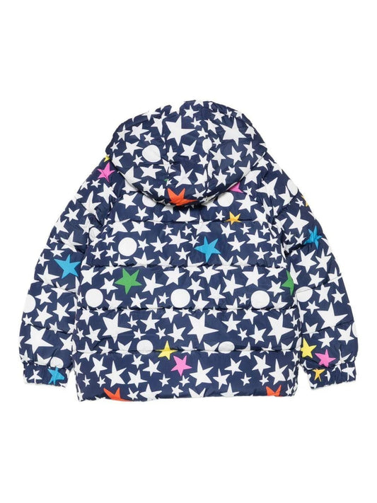 GIUBBINO BLU CON MOTIVO A STELLE DI STELLA MCCARTNEY - Angel Luxury