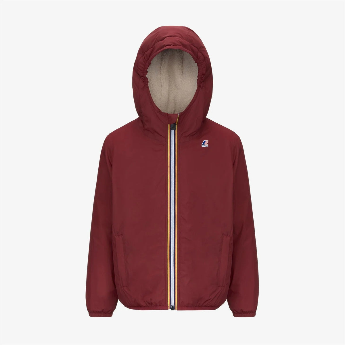 GIUBBINO BORDEAUX TEDDY K - WAY - Angel Luxury