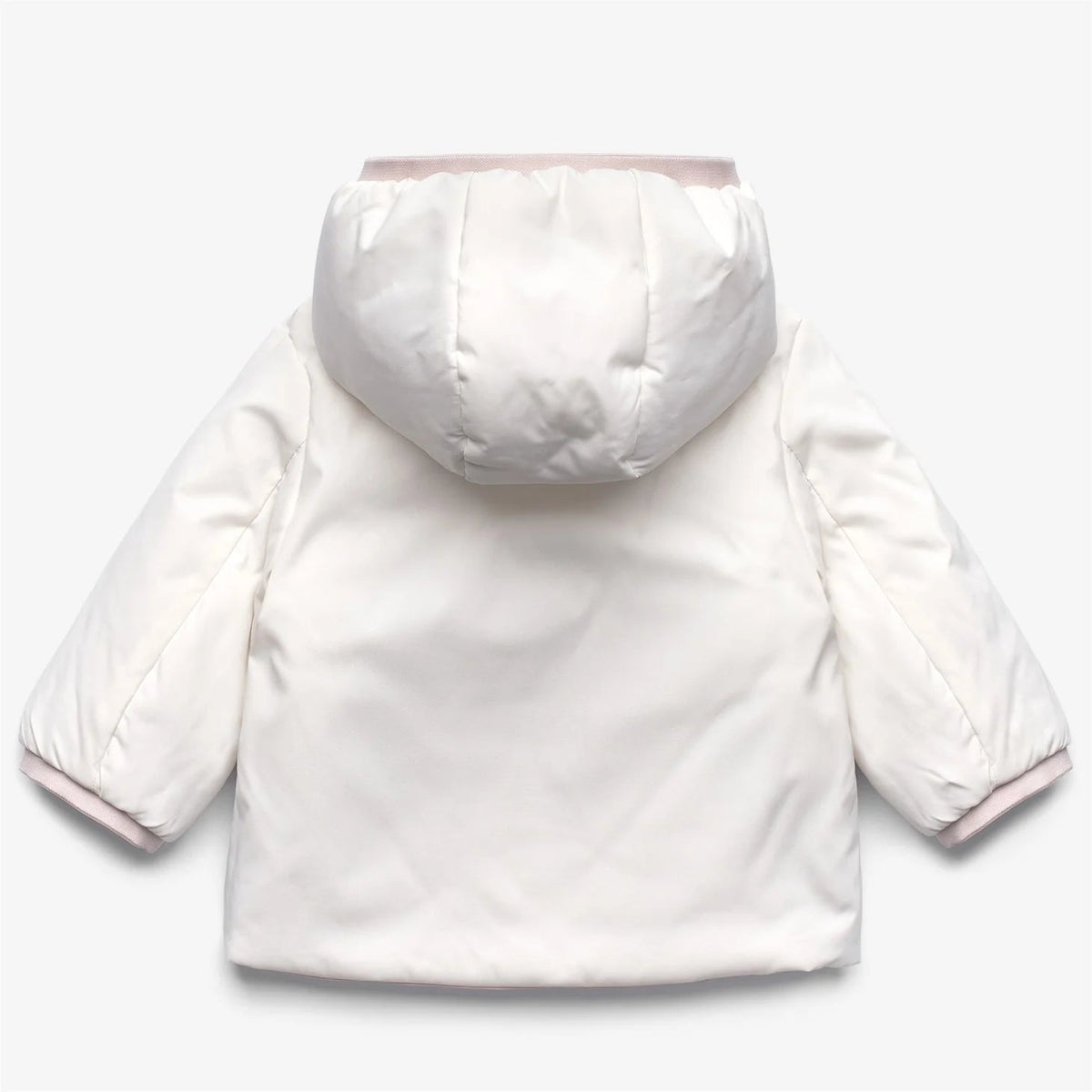 GIUBBINO NEONATA REVERSIBILE ROSA/BIANCO K - WAY - Angel Luxury