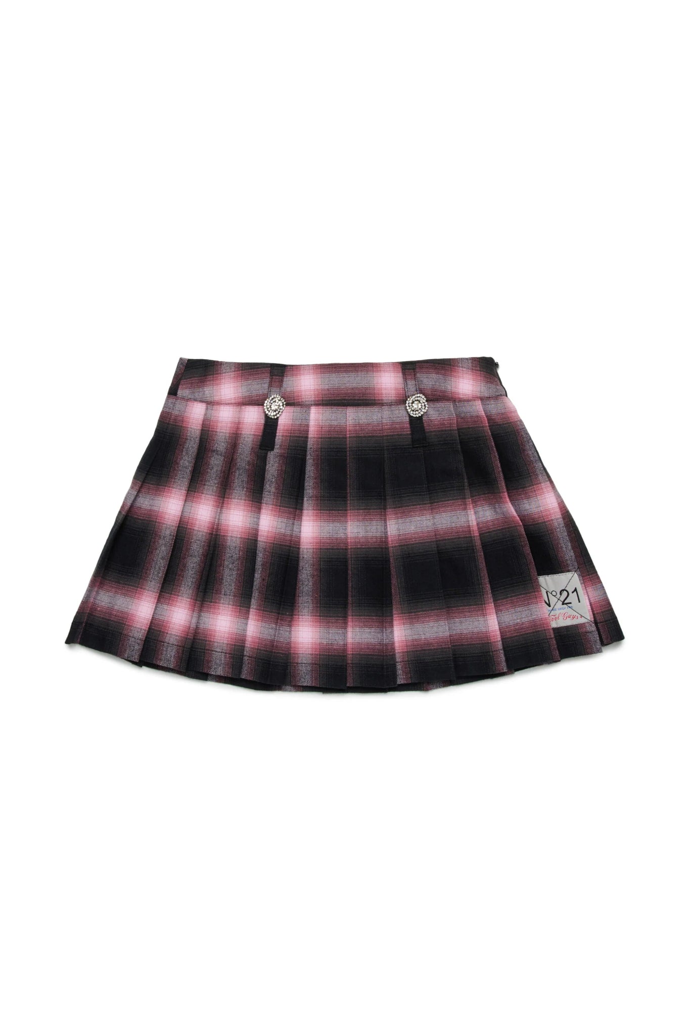 GONNA A QUADRI NERA/ROSA N21 - Angel Luxury