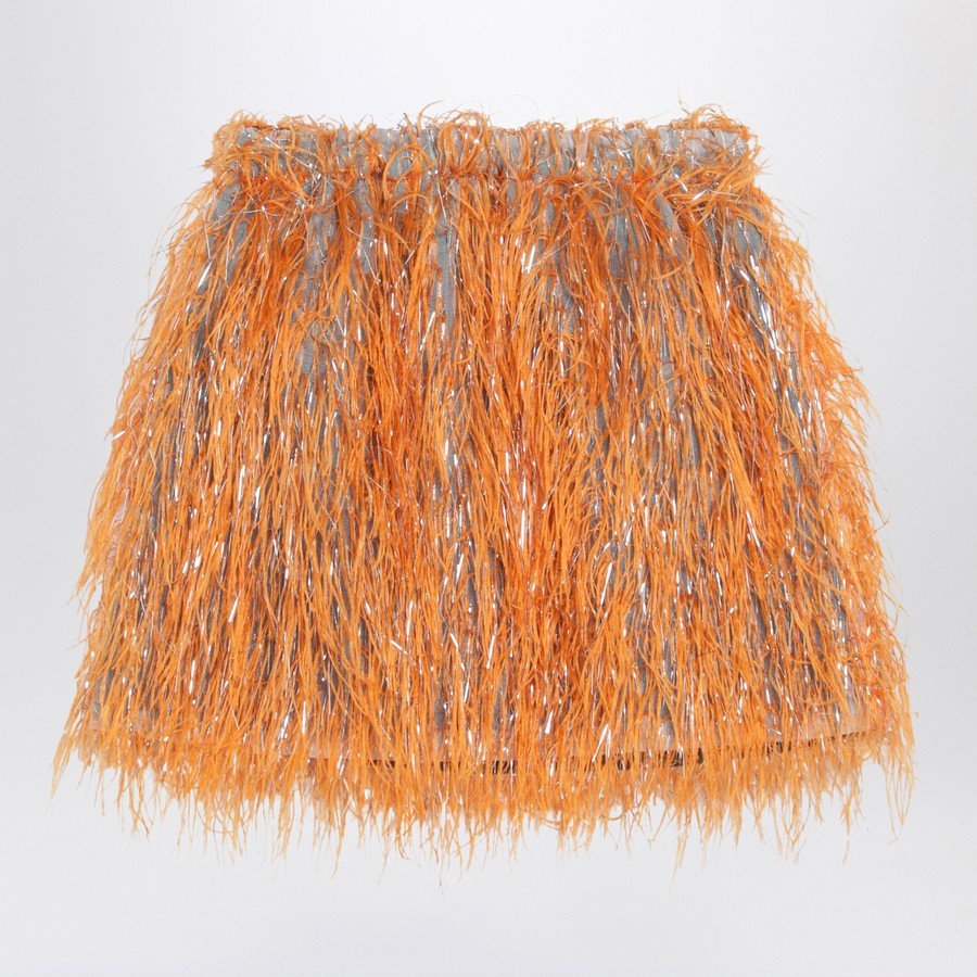GONNA ARANCIONE DOUUOD - Angel Luxury