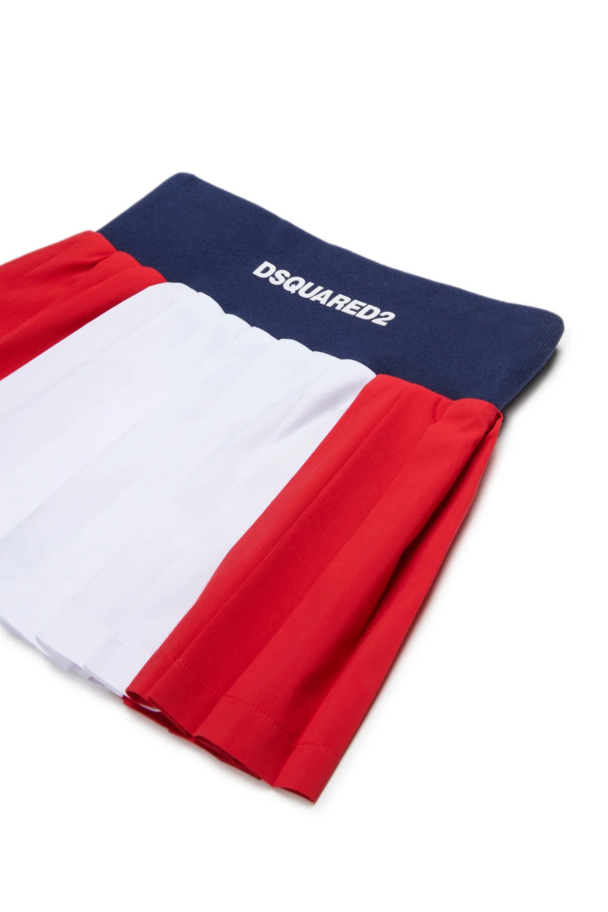 GONNA PLISSETTATA ROSSA/BIANCA DSQUARED2 - Angel Luxury
