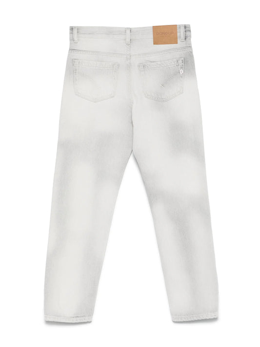 JEANS AFFUSOLATI IN DENIM GRIGIO DONDUP - Angel Luxury