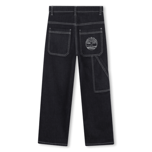 JEANS SCURO CON LOGO SUL RETRO TIMBERLAND - Angel Luxury
