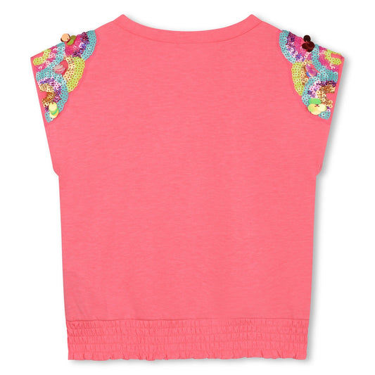 MAGLIA FUCSIA PAILLETTES - Angel Luxury