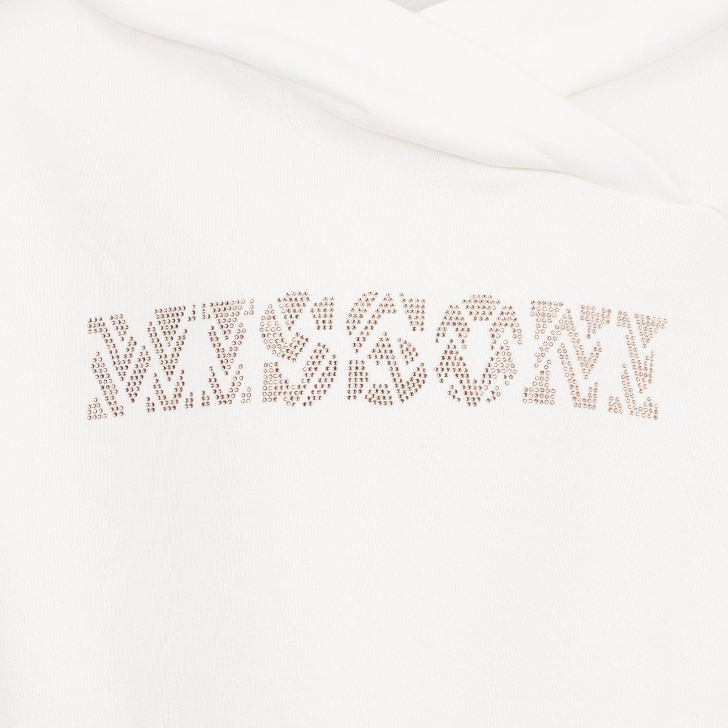 MX4A70 FELPA BIANCA CON LOGO CON STRASS MISSONI - Angel Luxury