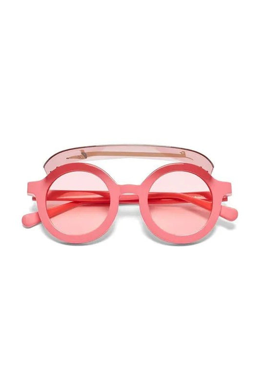OCCHIALI DA SOLE CON VISIERA ROSA MINI RODINI - Angel Luxury
