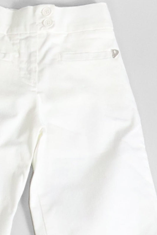 Pantalone a zampa Dondup bianco - Angel Luxury