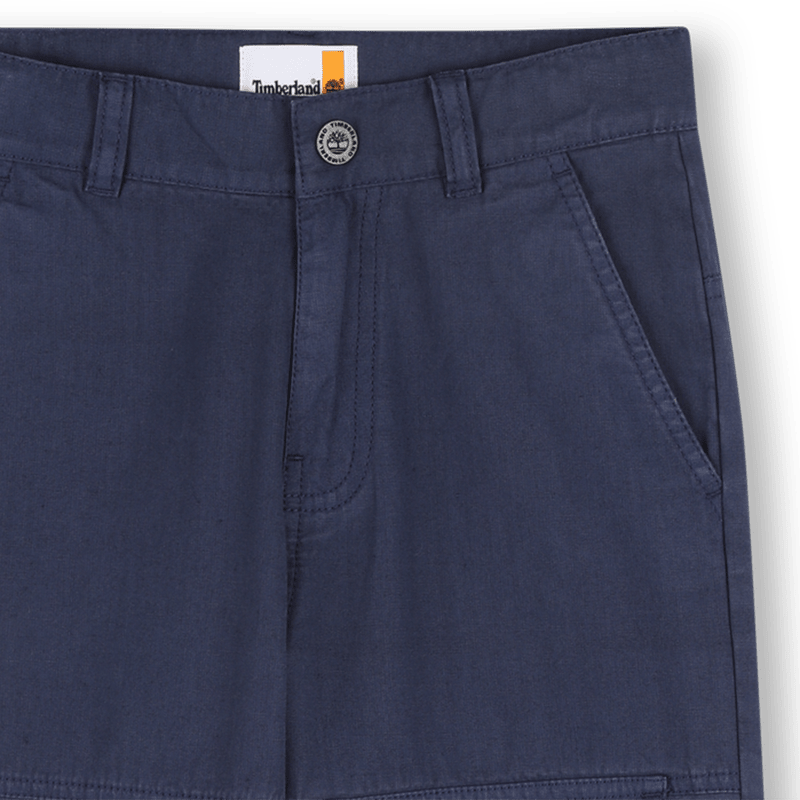 PANTALONE BLU CON LOGO SUL RETRO TIMBERLAND - Angel Luxury