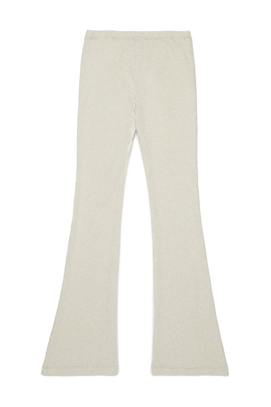 PANTALONE BRILLANTINATO CON LOGO NERO MAISON MARGIELA - Angel Luxury