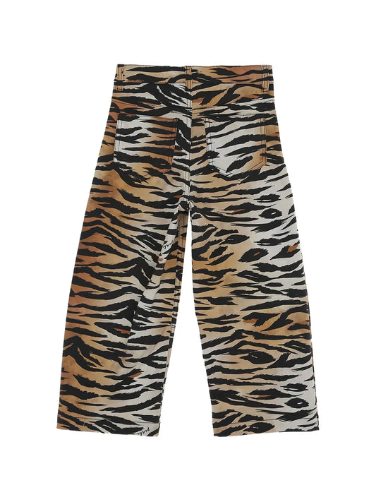 PANTALONE CON STAMPA TIGRATA PINKO - Angel Luxury