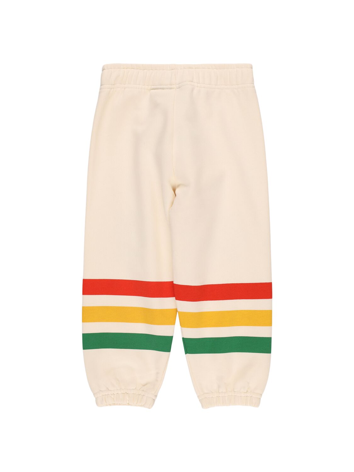 PANTALONE PANNA A RIGHE COLORATO CON ORSO MINI RODINI - Angel Luxury